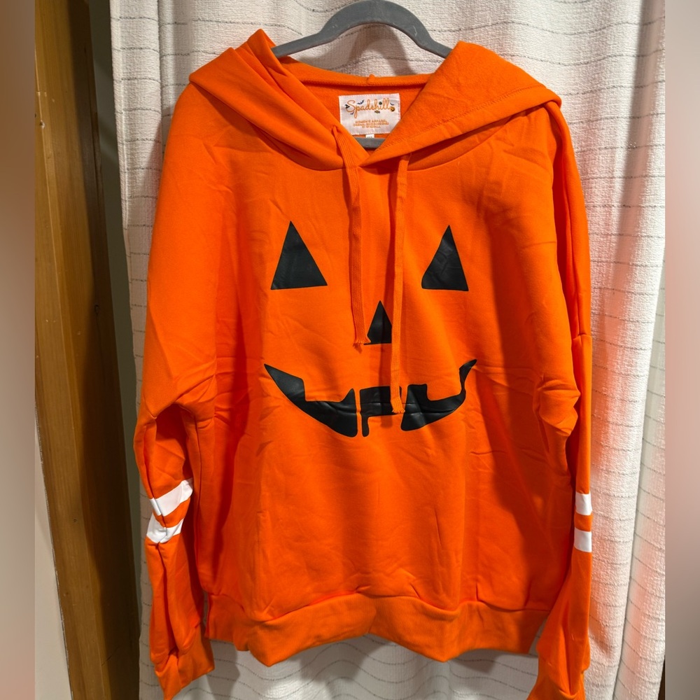 Women's Orange Pumpkin Hoodie